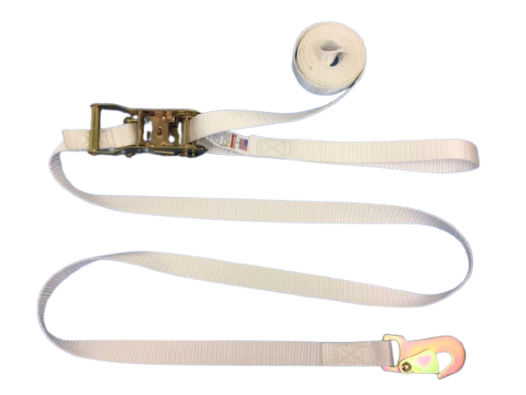 Ratchet Straps to Anchor Tents (1 x 14' Snap Hook & Loop Ends) 8