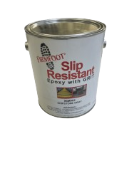 1 Gallon of Firmfoot Shipstone Black Non-Skid Epoxy Paint w/ True American Grit (single)