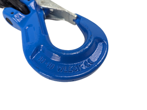3/8" x 10' G100 Chain With Grab Hook and Safety Hook  (Single)