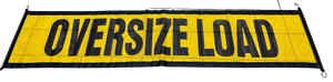 Mesh Over Size Load Sign