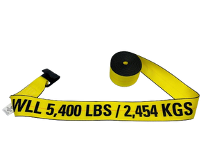 4" x 40' Winch Strap with Flat Hook (SALE)