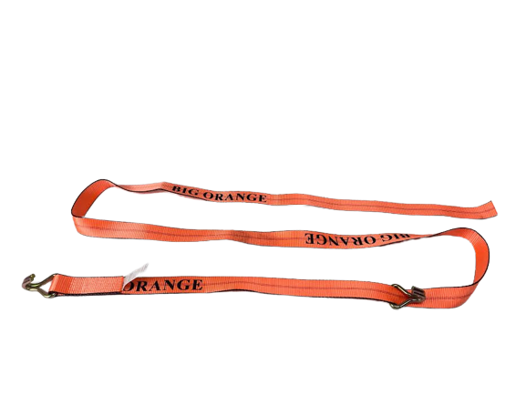 14FT Big Orange Replacement Wheel Strap  (Wire Hook)