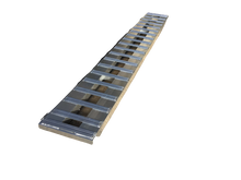 Load image into Gallery viewer, Single Car Hauling Ramp- Knife Foot- 8ft (94&quot; x 15&quot; x 3-1/8&quot;) HD 10K WLL
