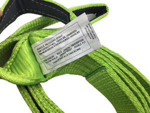 3" x 10' Recovery Strap Hi-Viz Green