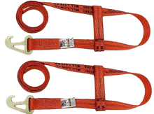 Load image into Gallery viewer, 2 Pack of DIAMOND WEAVE Wheel Lift Straps for Jerr-Dan MPL Element Basket
