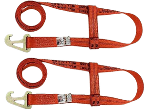 2 Pack of DIAMOND WEAVE Wheel Lift Straps for Jerr-Dan MPL Element Basket