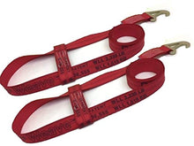 Load image into Gallery viewer, 2 Pack of DIAMOND WEAVE Wheel Lift Straps for Jerr-Dan MPL Element Basket
