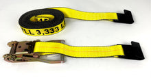 Load image into Gallery viewer, 2&quot; x 27&#39; Ratchet Strap with Flat Hook | 3,333lb WLL
