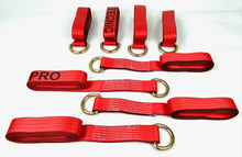 Load image into Gallery viewer, 2&quot; x 100&quot; Red Tecnic Webbing Lasso Strap With D Ring | Pack of 8
