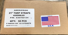 Load image into Gallery viewer, 21&quot; Rubber Tarp Straps | Box of 50 | Bungees
