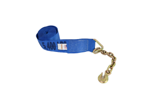 4" x 30' Winch Strap with Chain End