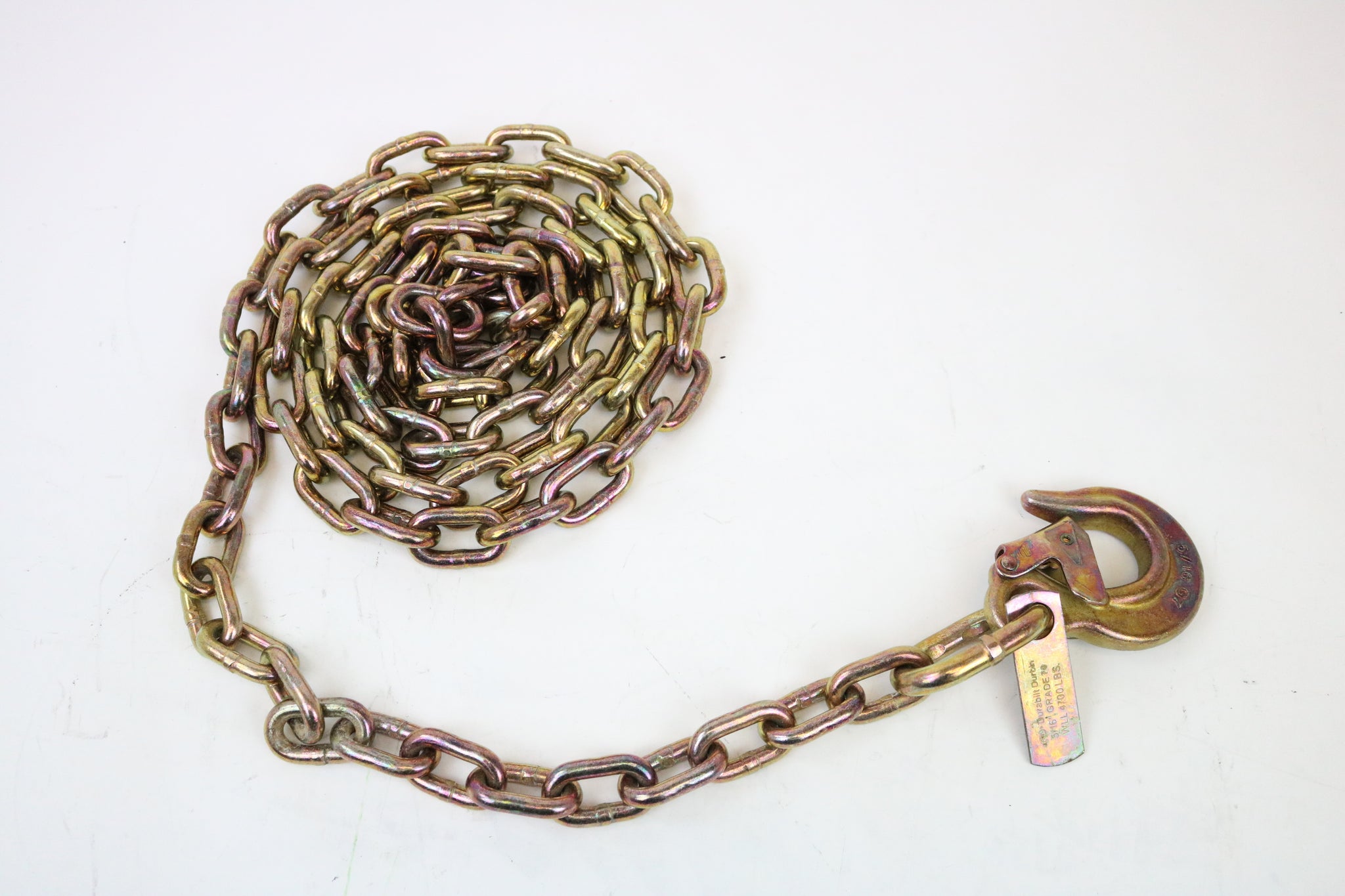 5/16 x 10' Grade 70 Chain Cluster w/ Safety Latch – Everything Tie Down