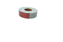 Load image into Gallery viewer, 2&quot; x 150&#39; Conspicuity DOT Tape 6&quot; Red/6&quot; White

