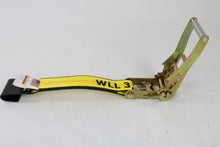 Load image into Gallery viewer, 2&quot; x 30&#39; Professional Grade BIG YELLOW Ratchet Strap with Flat Hooks - 3333lb WLL
