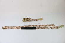 Load image into Gallery viewer, 2&quot; x 8&#39; Camo Combo Ratchet Axle Strap Assembly with Snap Hook

