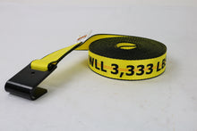 Load image into Gallery viewer, 2&quot; x 30&#39; Professional Grade BIG YELLOW Ratchet Strap with Flat Hooks - 3333lb WLL
