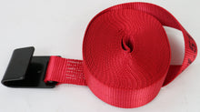 Load image into Gallery viewer, 2&quot; x 30&#39; Strap with Flat Hook | RED

