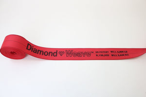 4" x 40' Diamond Weave Winch Strap with Flat Hook (single)
