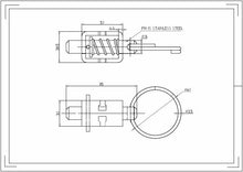 Load image into Gallery viewer, Short Weld-on Spring Locks with 5/8&quot; Pin | Pack of 4
